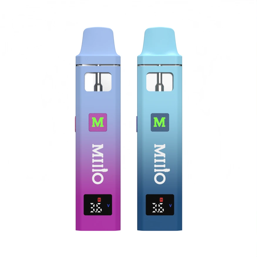 2ml Empty Oil Disposable Vape Screen Display Device Ceramic Cartridge THC Oil E-Cig Disposable Vape Pen