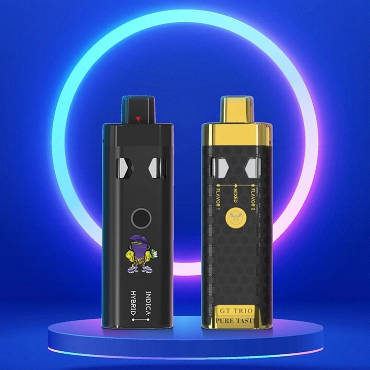 CBD/THC/HHC Dual Flavor Disposable Vape Pen 1ml+1ml / 2ml+2ml
