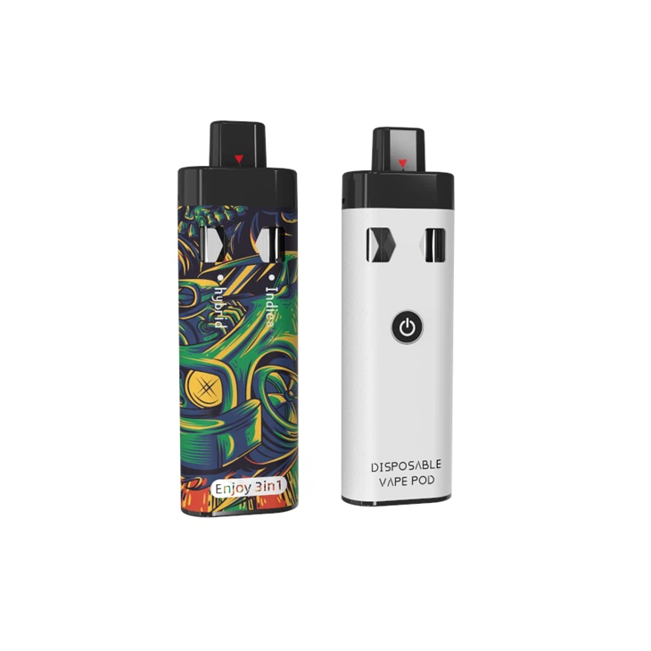 LA Dual Chamber CBD/THC שמן קנאביס נטענת חד פעמי